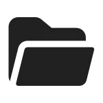 Folder Open SVG Icon